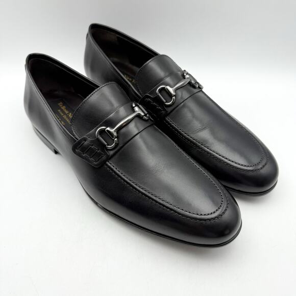 To Boot New York Mens Agostino Bit Loafer US 11.5 M EU 44.5 Black Leather NIB - Picture 6 of 13